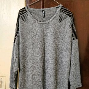 Hot Grey Colour Top For Women