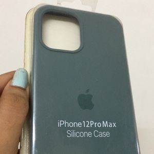 IPhone12ProMax Teal Green Silicone Cover