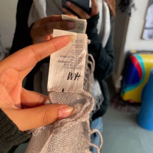 H&M Grey Cozy Scarf