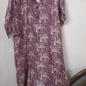 Cotswool Kurti With Pant For Winters