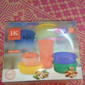 5 Pcs Airtight Containers