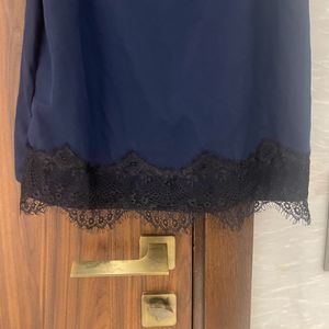 Jennyfer Navy Blue Cami Top In L