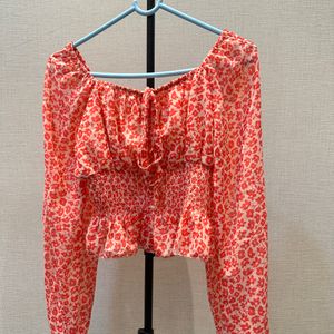 Cute Flowers Summer Top