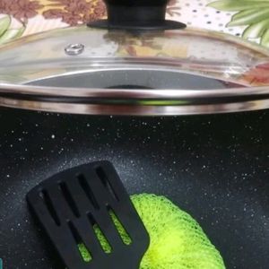 Non Stick Kadahi With Glass Lid