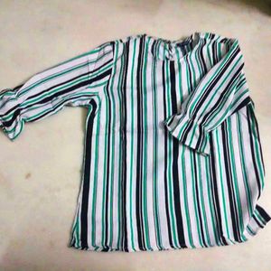 Look Smarter With Green Striped Shirt