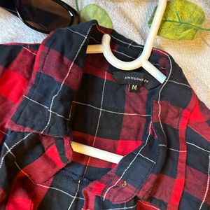 BLACK AND RED casual shirt women