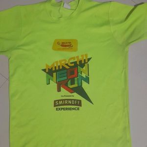 Rock The Track T Shirt Neon