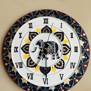 Mandala Art Wall Clock