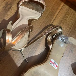 Metro Glass Heel Sandals