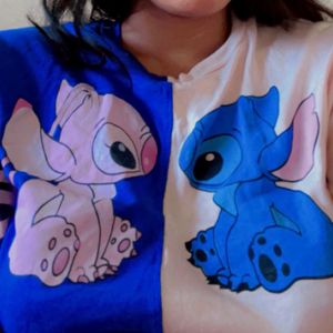 Stitch printed Crop Top