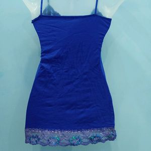 Mini Blue Dress Hot 32,34 Size