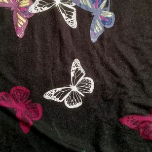 Butterfly Printed Beautiful Dress