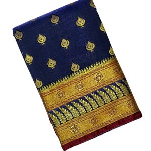 Banarasi Satin Allover Booti Saree For Women