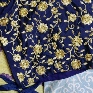 Navy blue Pink Lehenga Choli