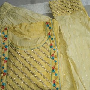 Pure Cotton Kurta Pant Set