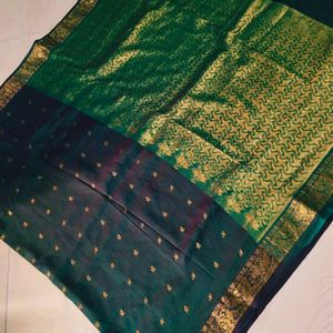 Cotton Blend Pure Gadwal Saree