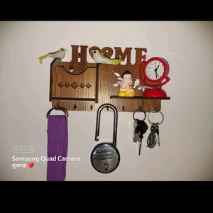 Heart Home Woodenkey Holder