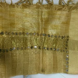 Golden Heavy Look Dupatta