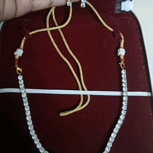 Ad White Stone Necklace