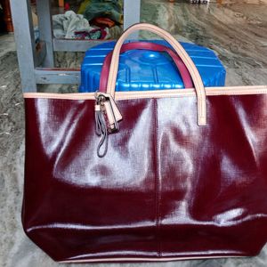 Coach Patent Leather Metro Tote