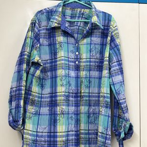 Shirt With Pintucks