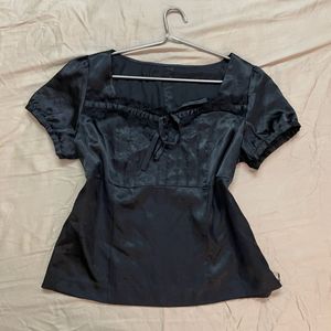 Dark Coquette  Pinterest Bow Top