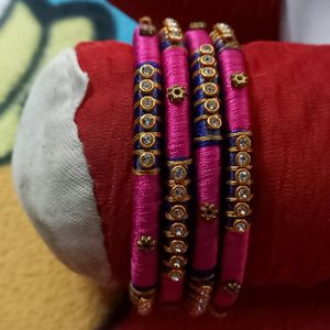 Bangles Pink And Blue