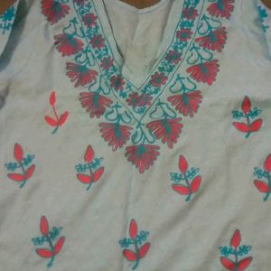 Lackhnowi Work Kurti