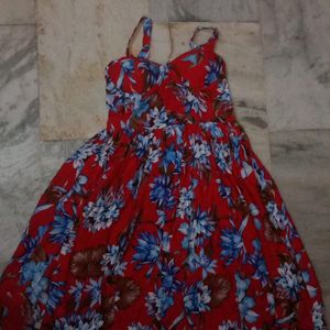 Frock Red Color