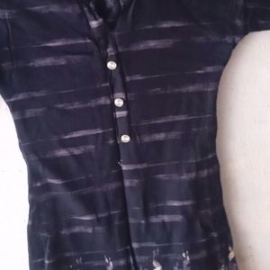 Navy Blue Kurta