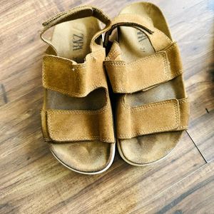 Zara Suede Sandals