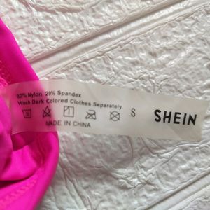 Pink Shein Bralette Top