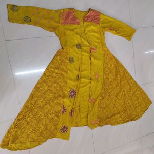 XXL Size Women Shrug....Yellow Colour Daily Wear