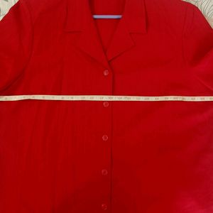 Red Blazer Pattern Shirt