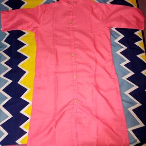 Unisex Pink Kurtha