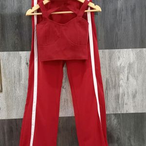 Sexy Dark Red Coord Set