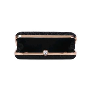 Nykaa Black Glitter Clutch