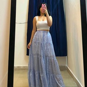 Fairy Blue Maxi Skirt