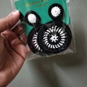 Crochet Earrings/ Dangling Studs.