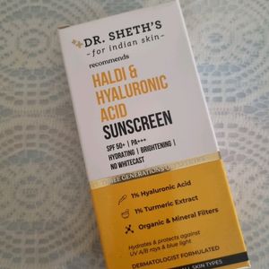 Dr Sheths Haldi & Hyaluronic Sunscreen