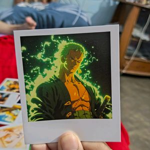 One Piece Anime Polaroid, Luffy Zoro Photo Cards