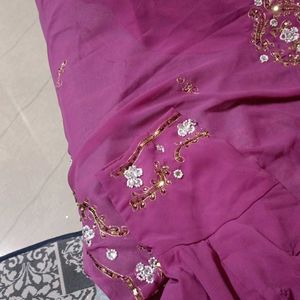 Work Saree