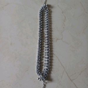 Silver Oxidised Anklet For Women's - 2