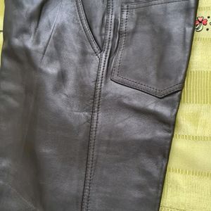 Pure Genuine Black leather pants