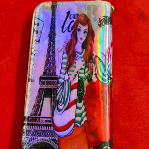 Brand New Clutch Wallet For Women Disney Land Art