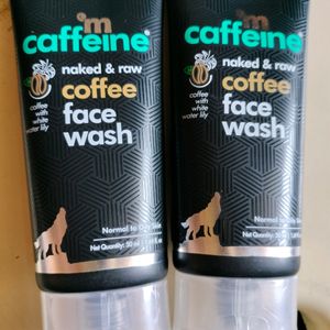 M Caffeine Naked And Raw Coffee Face Wash Pack 2