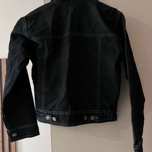 Denim Black Jacket