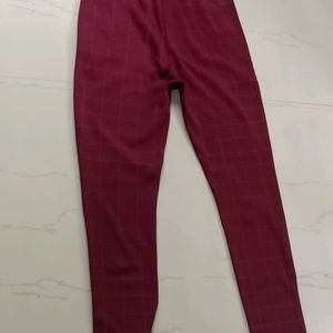 Maroon Jegging