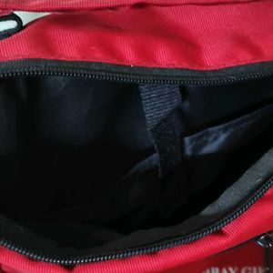 Red Color Unisex Sling Bag