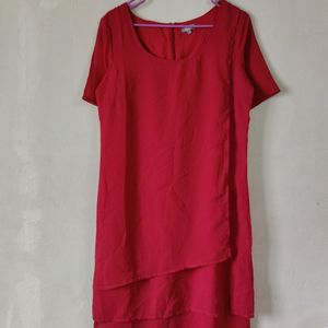 Pinkish Maroon, Short Dress